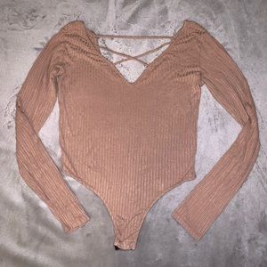 Wet Seal Long-Sleeve Bodysuit